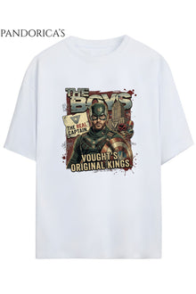 The Boys "SOLDIER BOY" Yazılı Baskılı Unisex Pamuklu Relaxed Kalıp Tişört