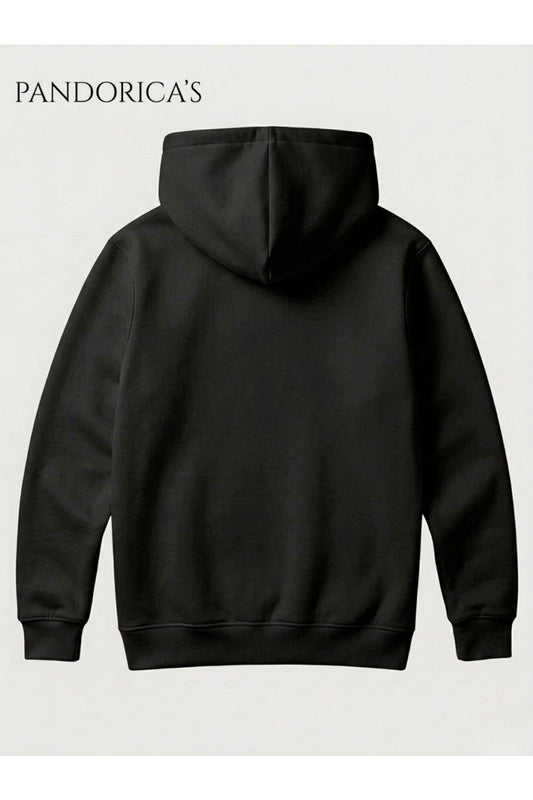 Game Of Thrones House Black & White Tasarımı Unisex Kapüşonlu Pamuklu Sweatshirt (Hoodie)