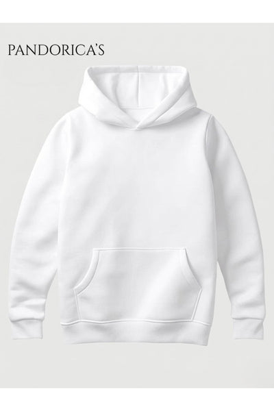 One Piece Özel Tasarım Serisi "USOPP" Yazılı Sırt Baskılı Unisex Kapüşonlu Pamuklu Sweatshirt (Hoodie)
