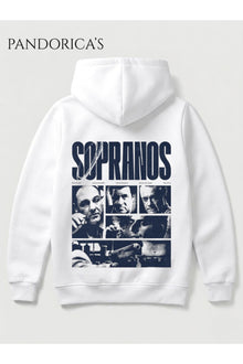 THE SOPRANOS Tasarımı Yazılı SIRT Baskılı Unisex Kapüşonlu Pamuklu Sweatshirt Hoodie