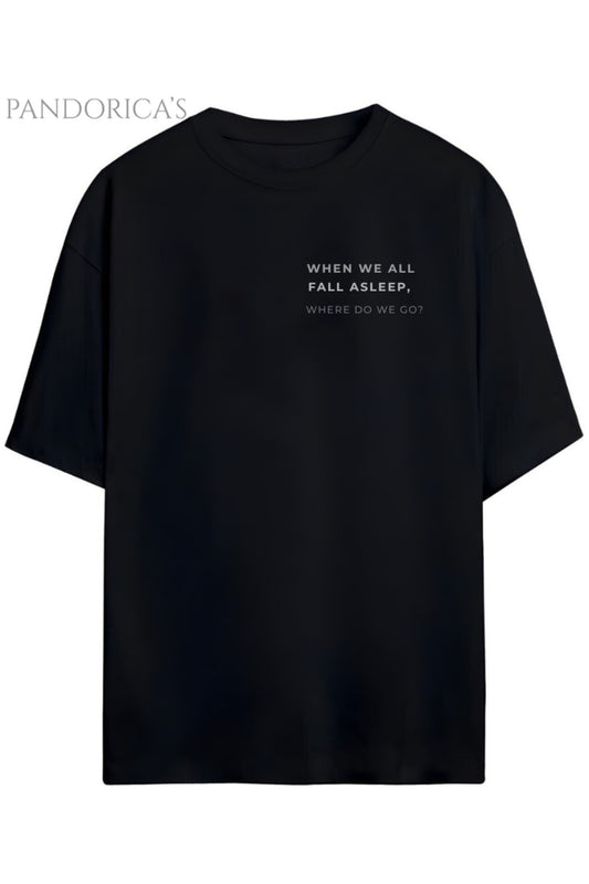 Billie Eilish Tasarimi Sırt Ve Göğüs Baskılı Unisex Pamuklu T-shirt