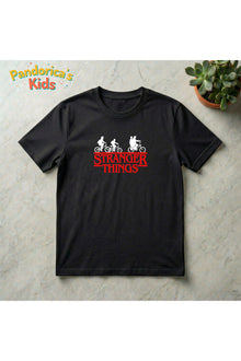 Pandorica's Stranger Things Tasarımı Unisex Pamuklu T-shirt