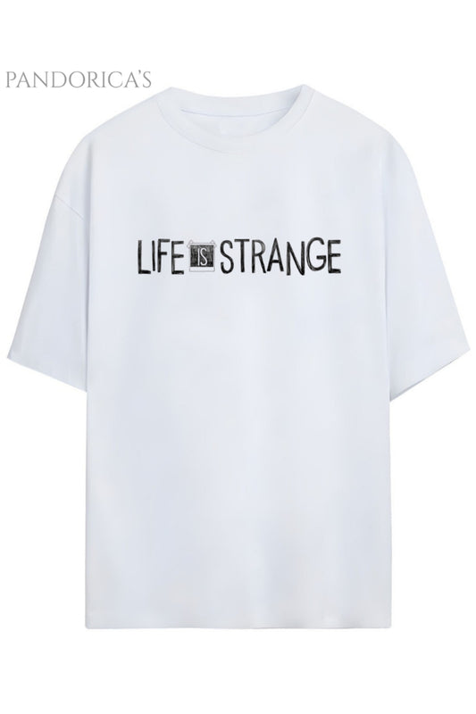 LIFE IS STRANGE TASARIM SERİSİ BASKILI PAMUKLU RELAXED KALIP UNISEX TİŞÖRT