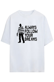 Freddy Krueger Elm Sokağı Kabusu Tasarimi Unisex Pamuklu T-shirt