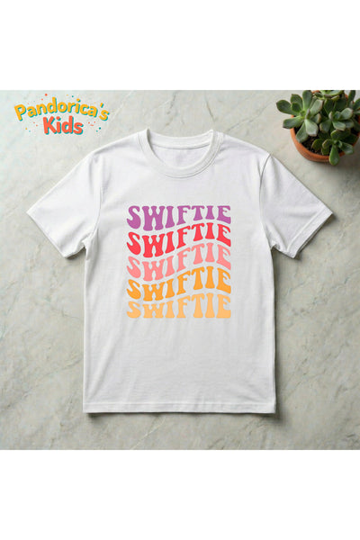 Pandorica's Taylor Swift Tasarımı Pamuklu Unisex Çocuk T-shirt