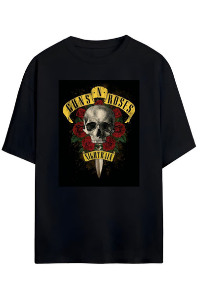 Guns N' Roses Tasarimi Unisex Pamuklu T-shirt