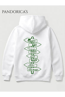 GILMORE GIRLS İkonik Semboller Tasarımı Yazılı SIRT Baskılı Unisex Kapüşonlu Pamuklu Sweatshirt Hoodie
