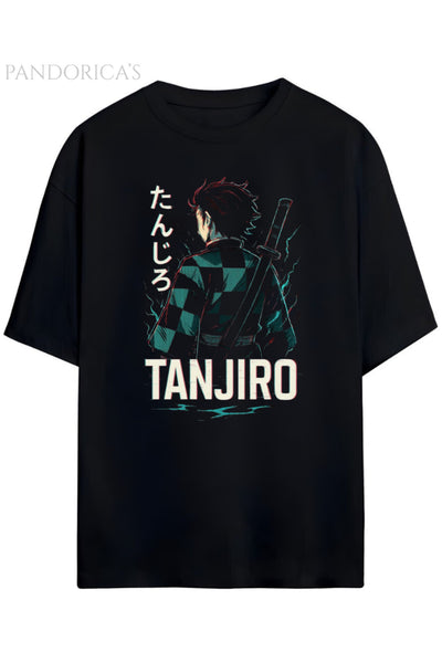 Pandorica's Demon Slayer Tasarimi Unisex Pamuklu T-shirt