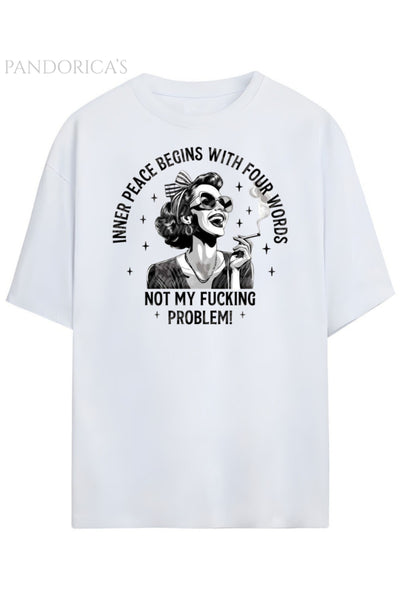 Pandorica's İronik Retro Tasarim Unisex Pamuklu T-shirt