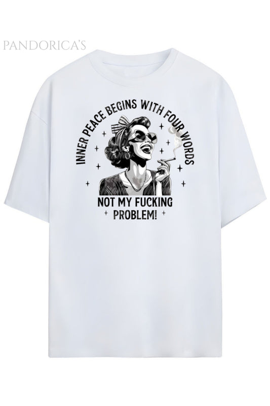 Pandorica's İronik Retro Tasarim Unisex Pamuklu T-shirt