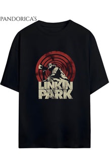 Linkin Park Chester Bennigton Tasarimi Yazılı Baskılı Unisex Pamuklu T-shirt