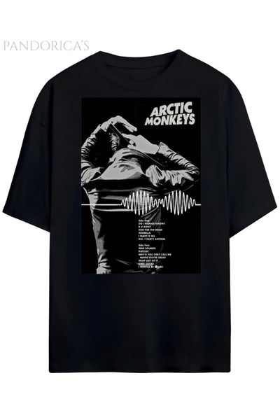 Pandorica's Arctic Monkeys Tasarımı Unisex Pamuklu T-shirt