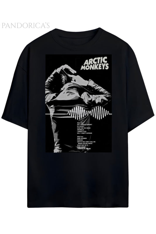 Pandorica's Arctic Monkeys Tasarımı Unisex Pamuklu T-shirt
