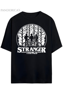 Pandorica's Stranger Things Tasarımı Unisex Pamuklu T-shirt