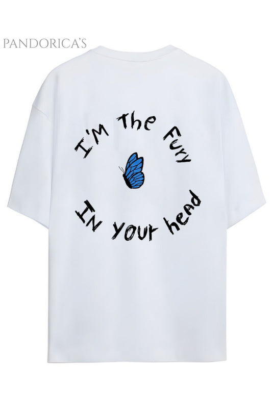 LIFE IS STRANGE TASARIM SERİSİ SIRT BASKILI PAMUKLU RELAXED KALIP UNISEX TİŞÖRT
