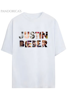 JUSTİN BİEBER BASKILI PAMUKLU UNİSEX TİŞÖRT