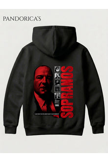 THE SOPRANOS "YOU GOT NO IDEA WHAT IT'S LIKE TO BE NUMBER ONE" İkonik Replik Yazılı SIRT Baskılı Unisex Kapüşonlu Pamuklu Sweatshirt Hoodie