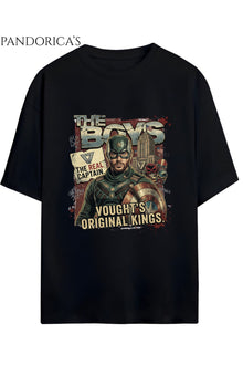 The Boys "SOLDIER BOY" Yazılı Baskılı Unisex Pamuklu Relaxed Kalıp Tişört