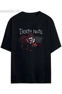 DEATH NOTE ANİME TASARIM SERİSİ RYUK BASKILI UNISEX PAMUKLU TİŞÖRT