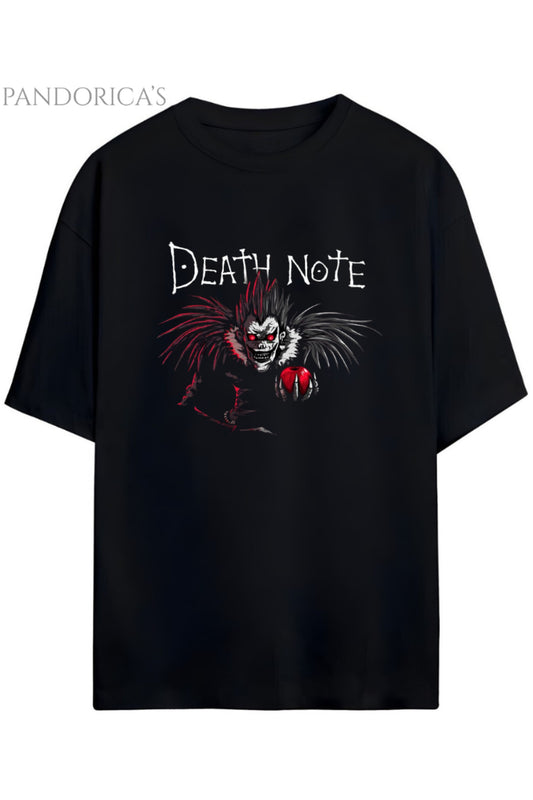DEATH NOTE ANİME TASARIM SERİSİ RYUK BASKILI UNISEX PAMUKLU TİŞÖRT
