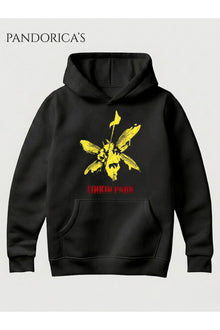 LINKIN PARK HYBRID THEORY Tasarımı Yazılı Baskılı Unisex Kapüşonlu Pamuklu Sweatshirt Hoodie