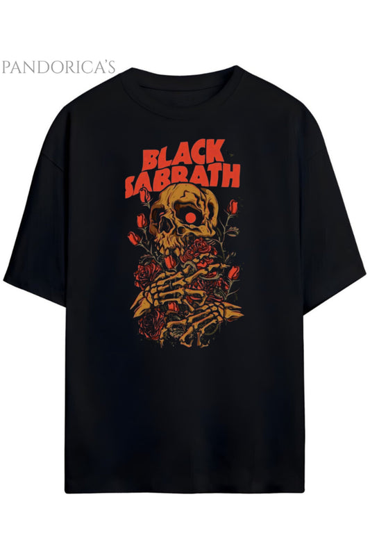 Black Sabbath Tasarımı Unisex Pamuklu T-shirt