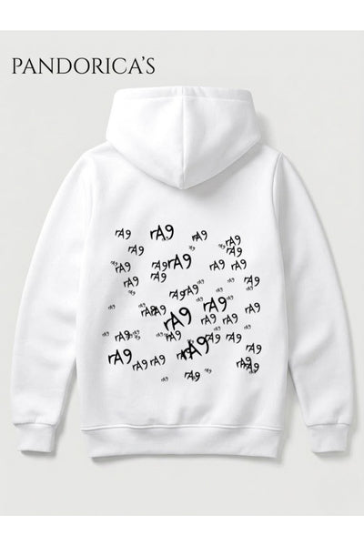 DETROIT: BECOME HUMAN "DEVIANT R19" Tasarımı ÖN VE SIRT Yazılı Baskılı Unisex Kapüşonlu Pamuklu Sweatshirt Hoodie