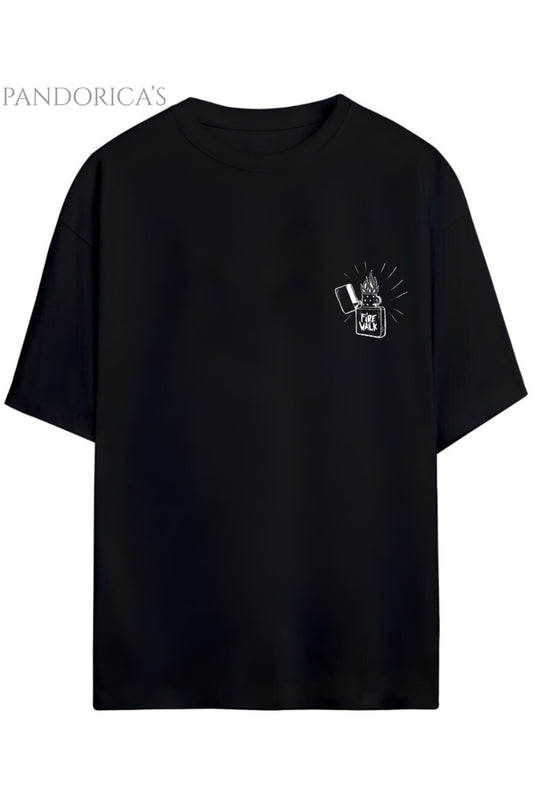 LIFE IS STRANGE TASARIM SERİSİ SIRT VE ÖN BASKILI PAMUKLU RELAXED KALIP UNISEX TİŞÖRT