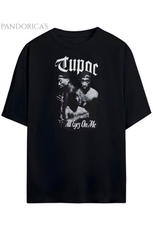 Pandorica's Tupac Shakur Tasarımı Unisex Pamuklu T-shirt