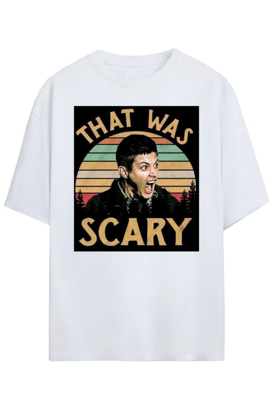 Supernatural Tasarimi Unisex Pamuklu T-shirt