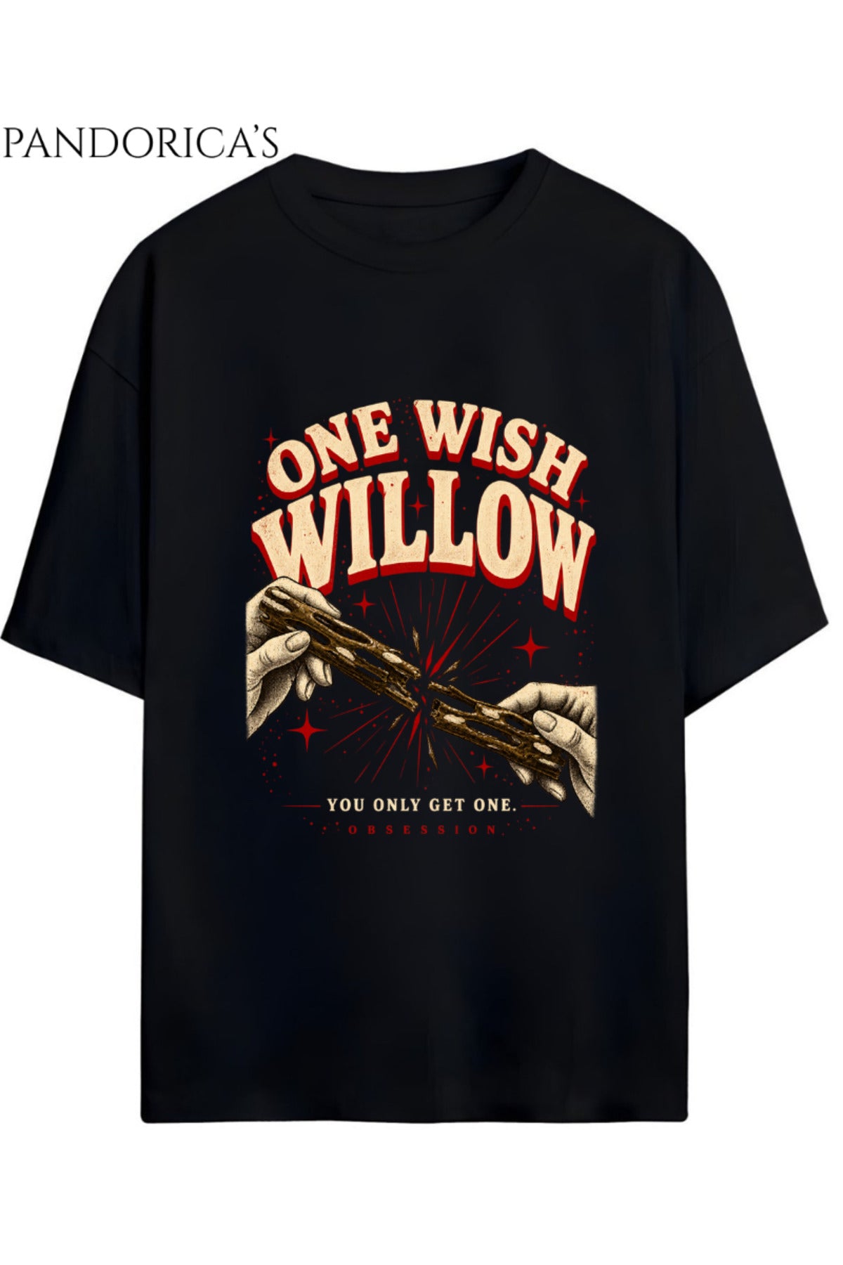 Siyah Obsession Tasarımı Yazılı Baskılı Pamuklu Relaxed Kalıp Unisex T-Shirt - 6