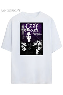 Pandorica's Ozzy Osbourne Tasarımı Unisex Pamuklu T-shirt