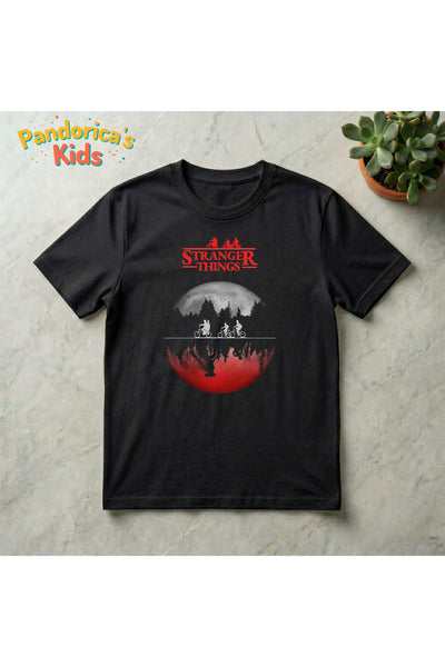 Pandorica's Stranger Things Tasarımı Unisex Pamuklu T-shirt