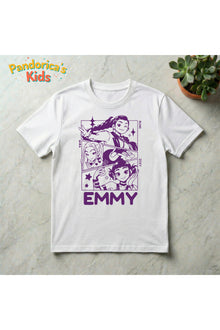Pandorica's Kpop İblis Avcıları (Demon Hunters) Tasarımı Pamuklu Unisex Çocuk T-shirt