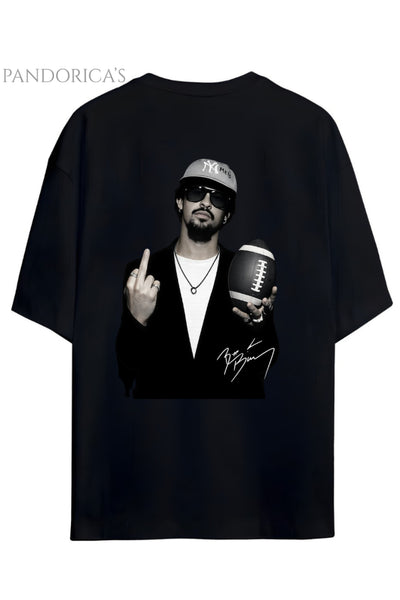 BAD BUNNY TASARIM SERİSİ SIRT BASKILI YAZILI RELAXED KALIP PAMUKLU UNISEX TİŞÖRT