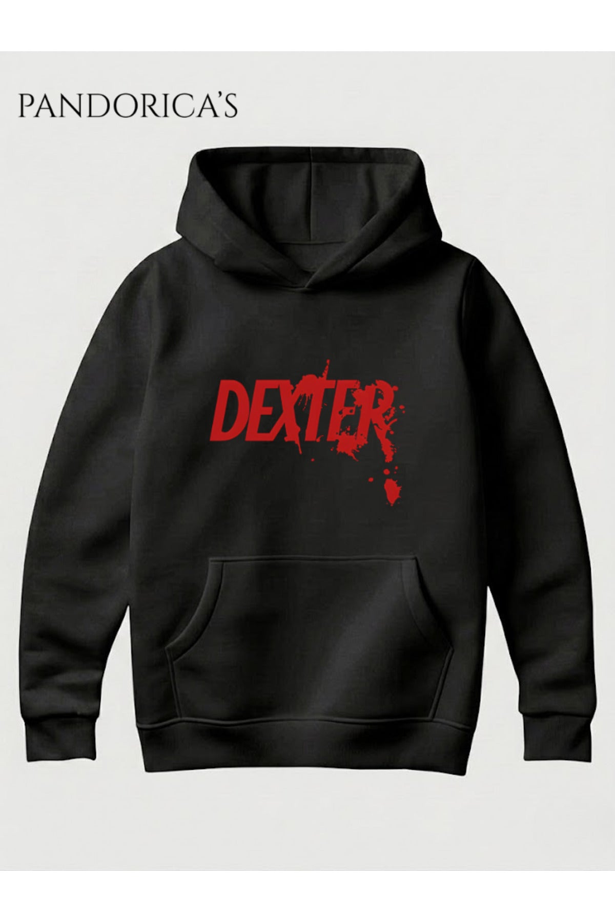 Dexter Tasarımı "Some Experiences Changes DNA" İkonik Replik Yazılı Sırt Ve Ön Baskılı Unisex Kapüşonlu Pamuklu Sweatshirt Hoodie