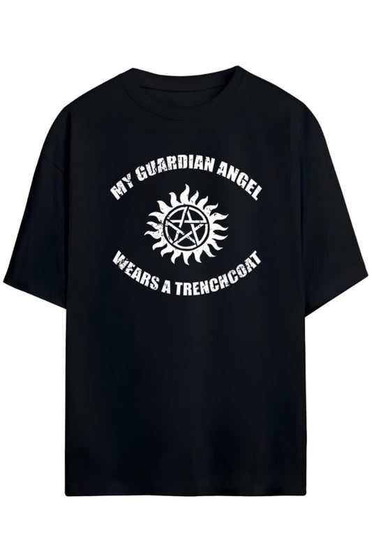 Supernatural Tasarimi Unisex Pamuklu T-shirt