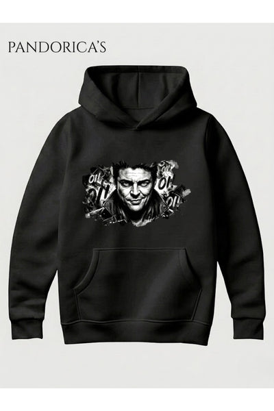The Boys Billy Butcher Tasarımı Yazılı Baskılı Unisex Kapüşonlu Pamuklu Sweatshirt Hoodie