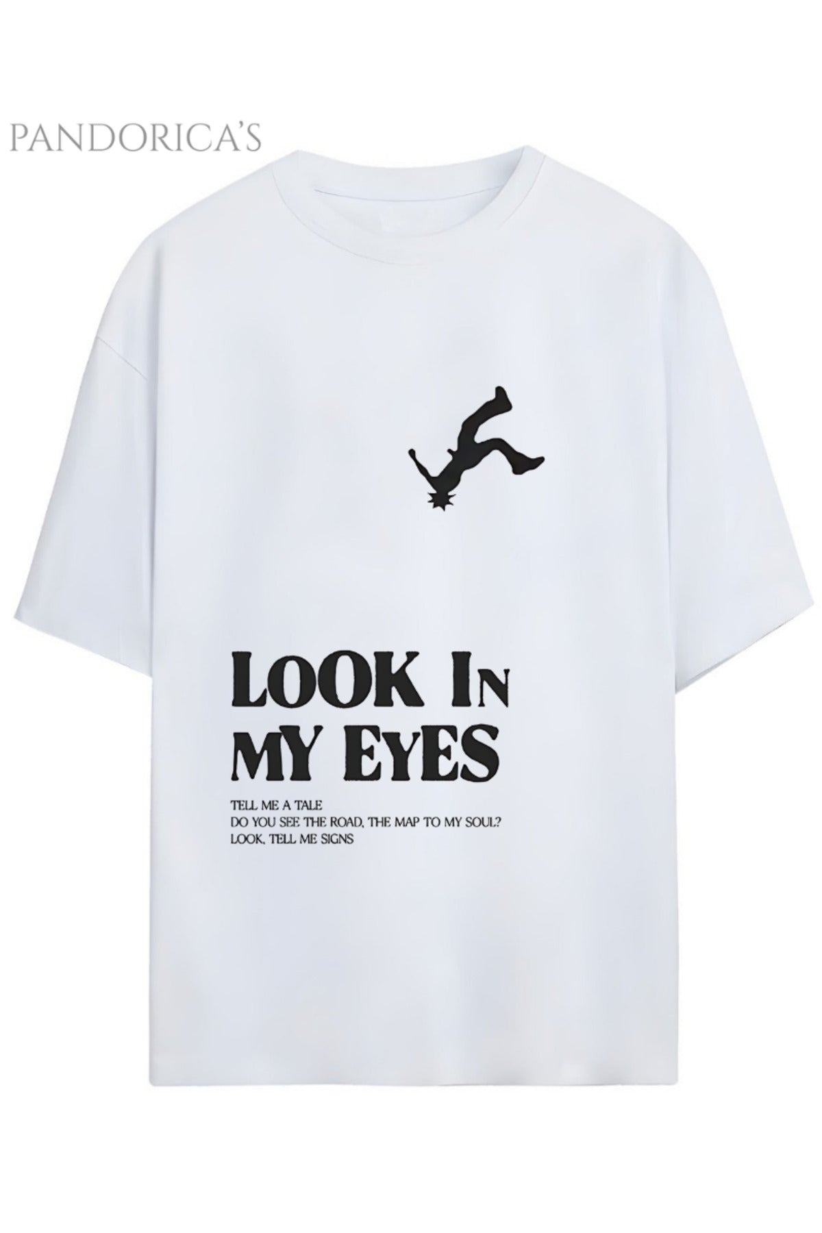 Travis Scott Tasarım Serisi My Eyes (Lyrics) Şarkı Sözleri Yazılı Baskılı Pamuklu Unisex Tişört